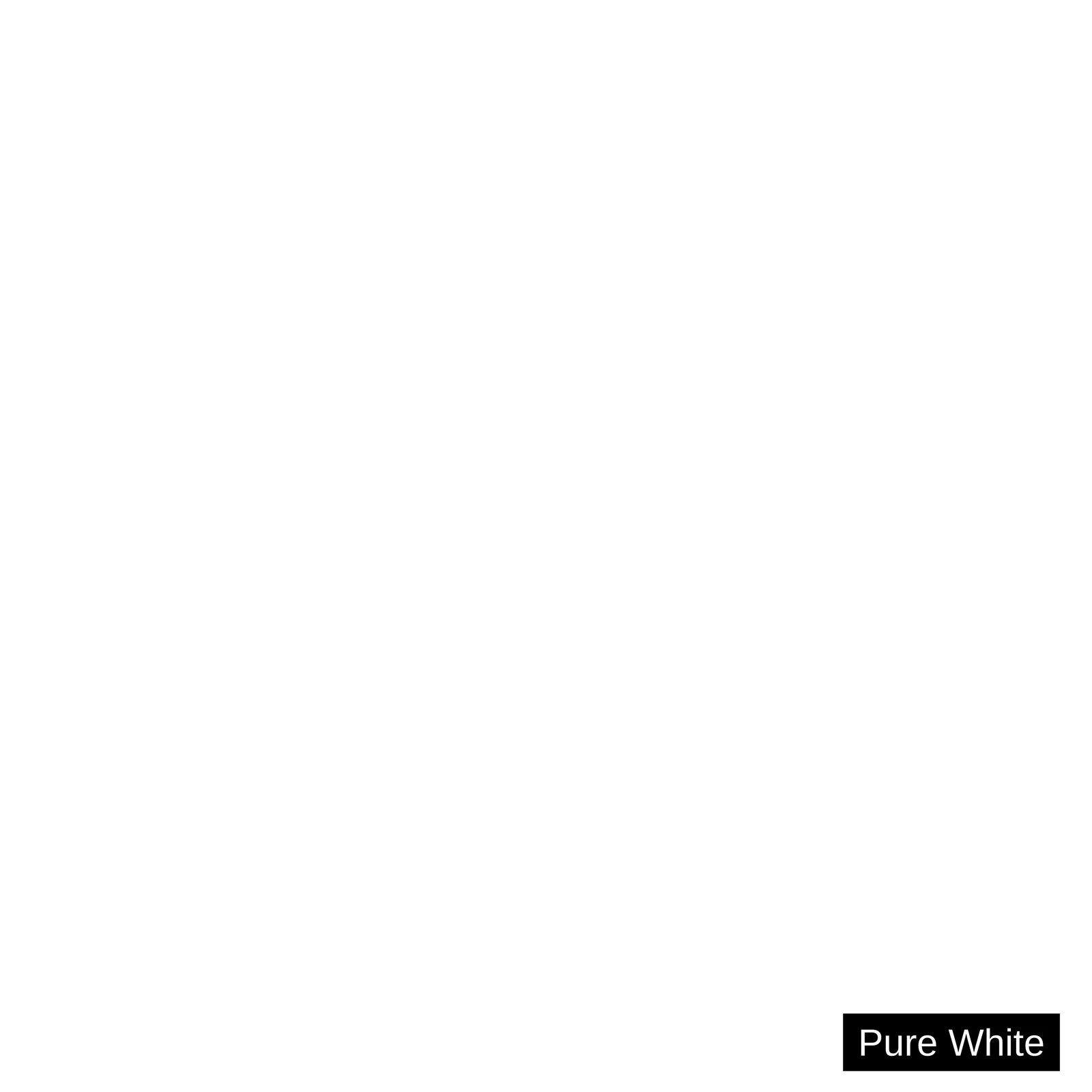 Pure White Rafahia Super Matt laminate shade