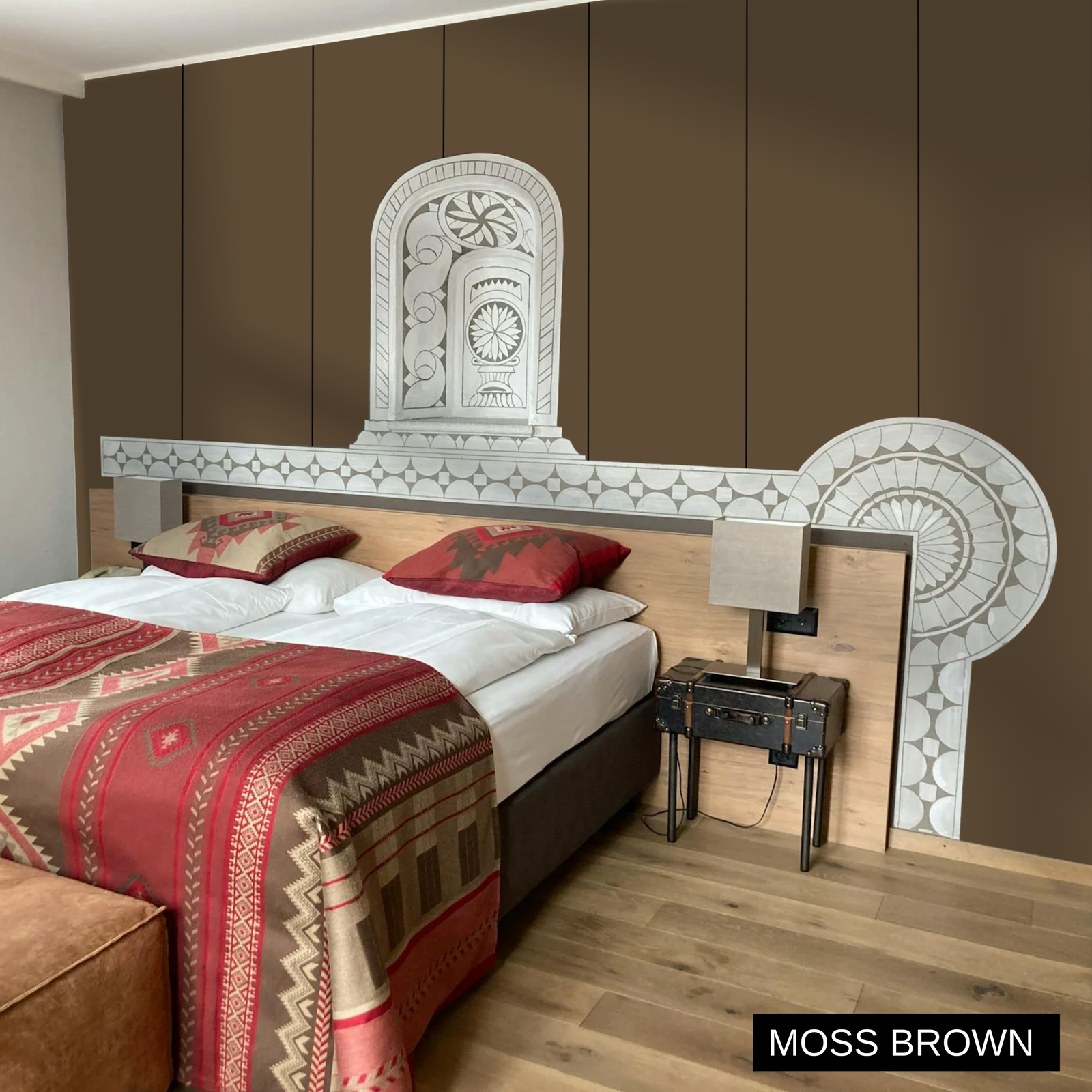 Moss Brown shown on furniture