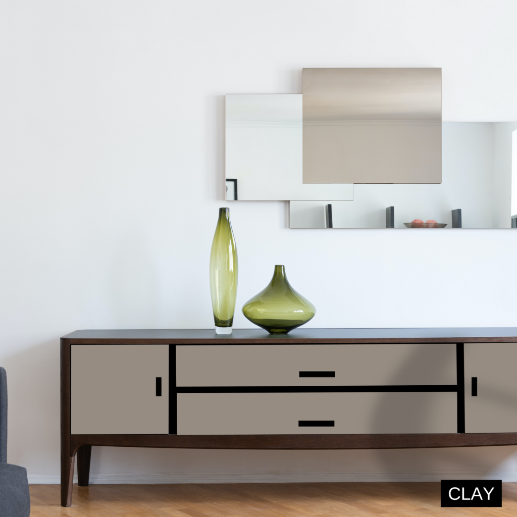 Clay shown on furniture