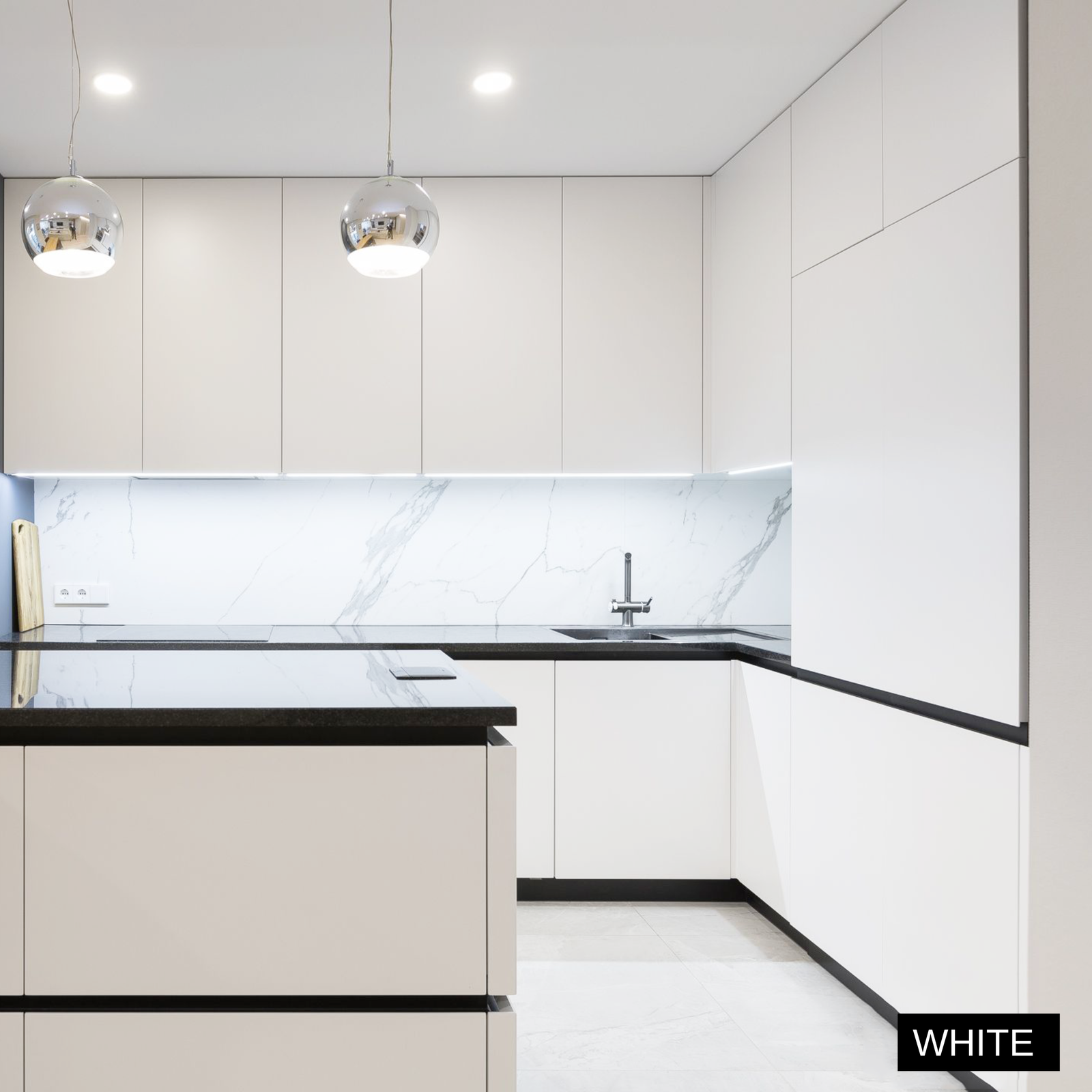 White shown on furniture