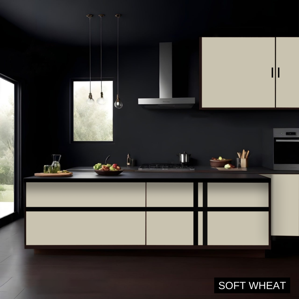 Soft Wheat shown on furniture