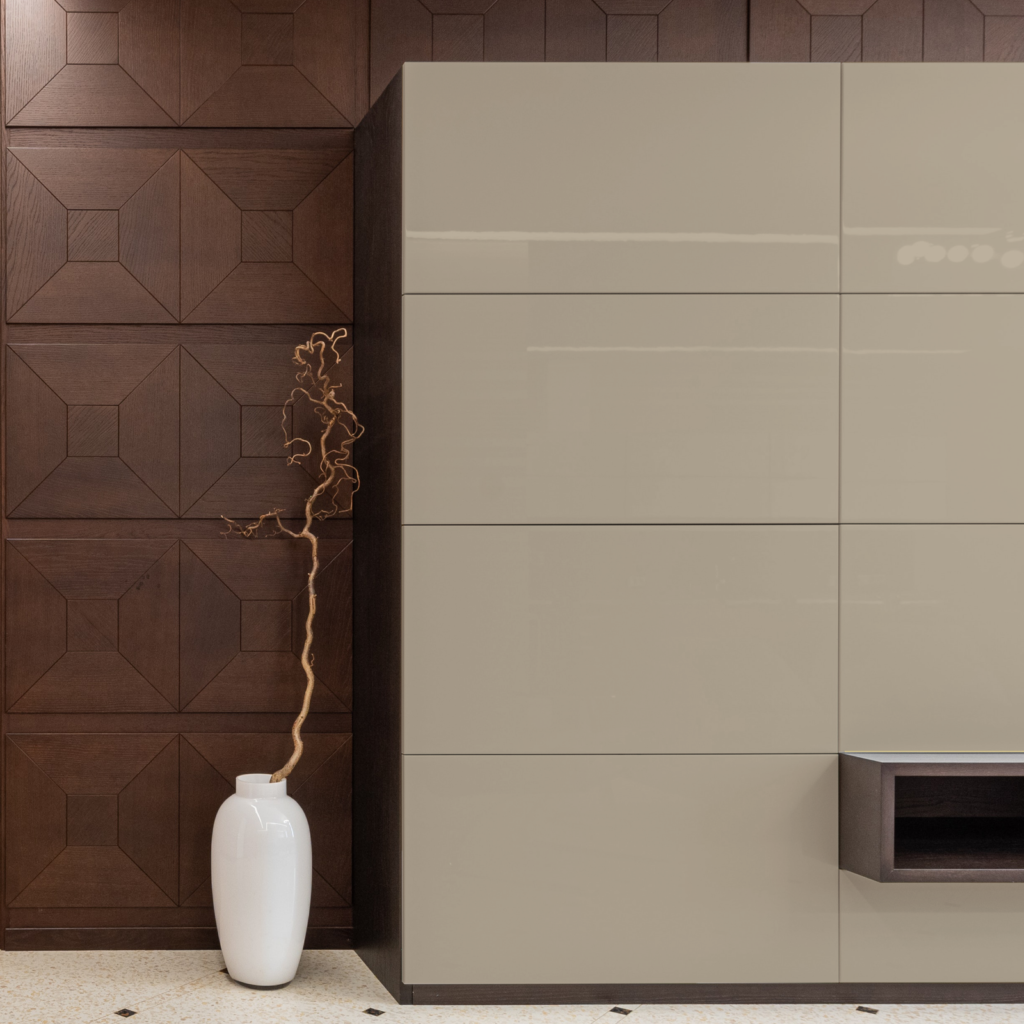 Latte shown on furniture