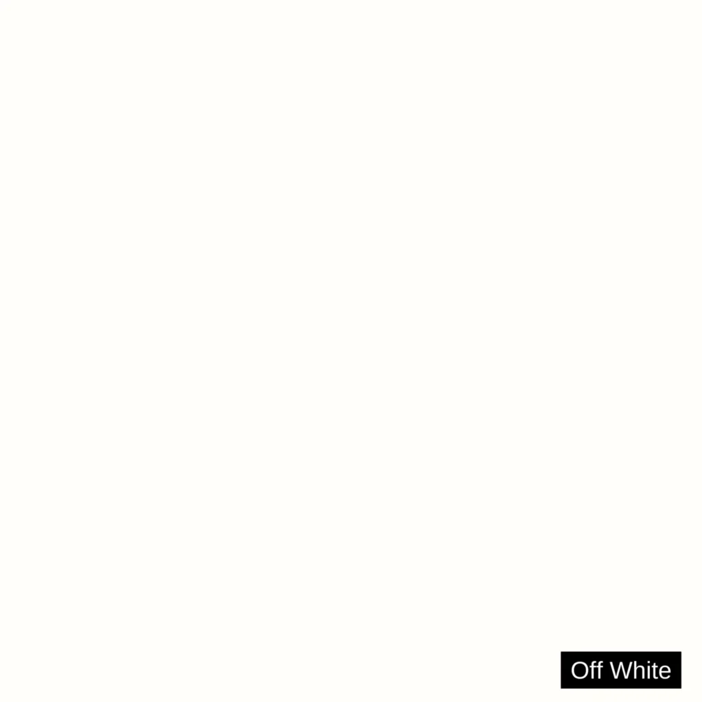 Off White Rafahia Super Matt laminate shade, OM-502-BW