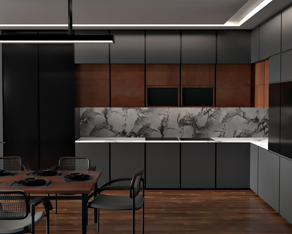 Ash Grey 319 shown on furniture