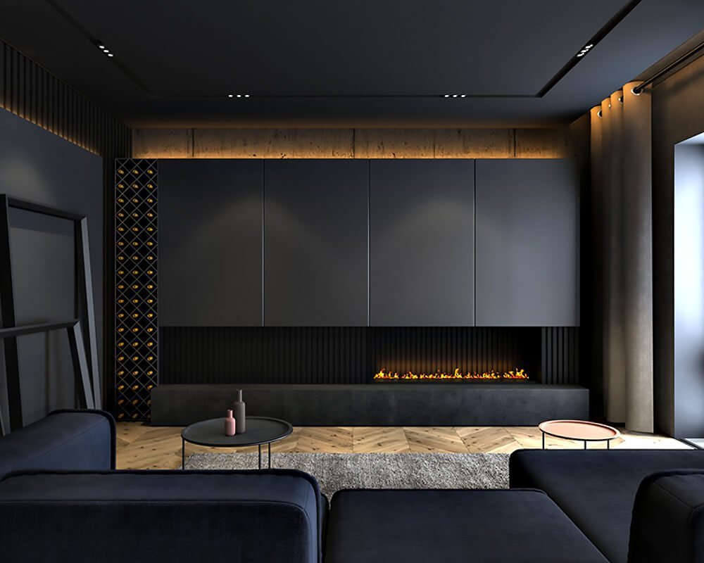 Jet Black 313 shown on furniture