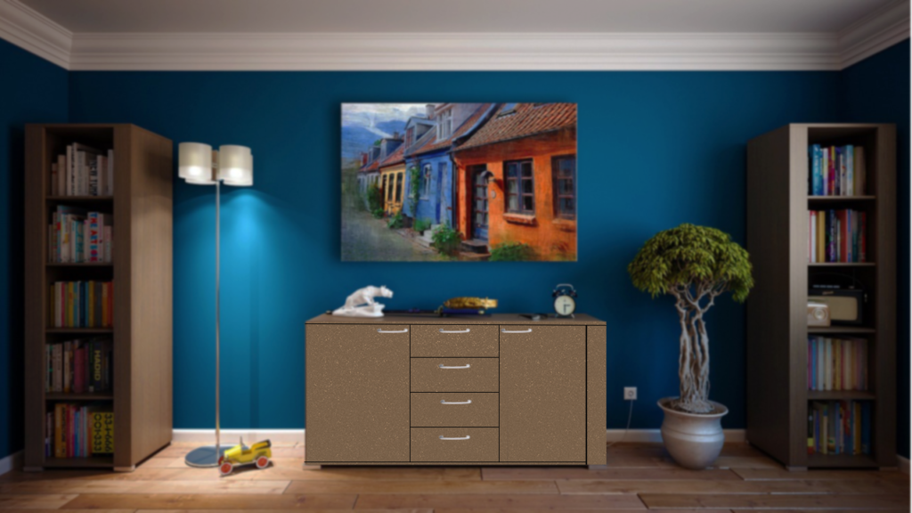 Mars Dust shown on furniture