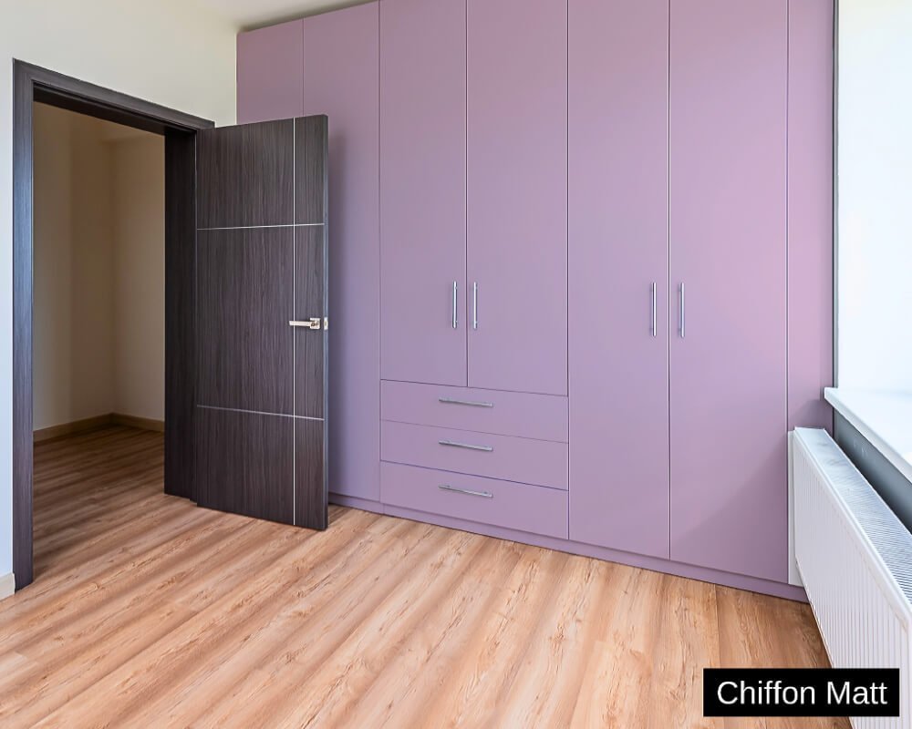 Lilac Snow shown on furniture