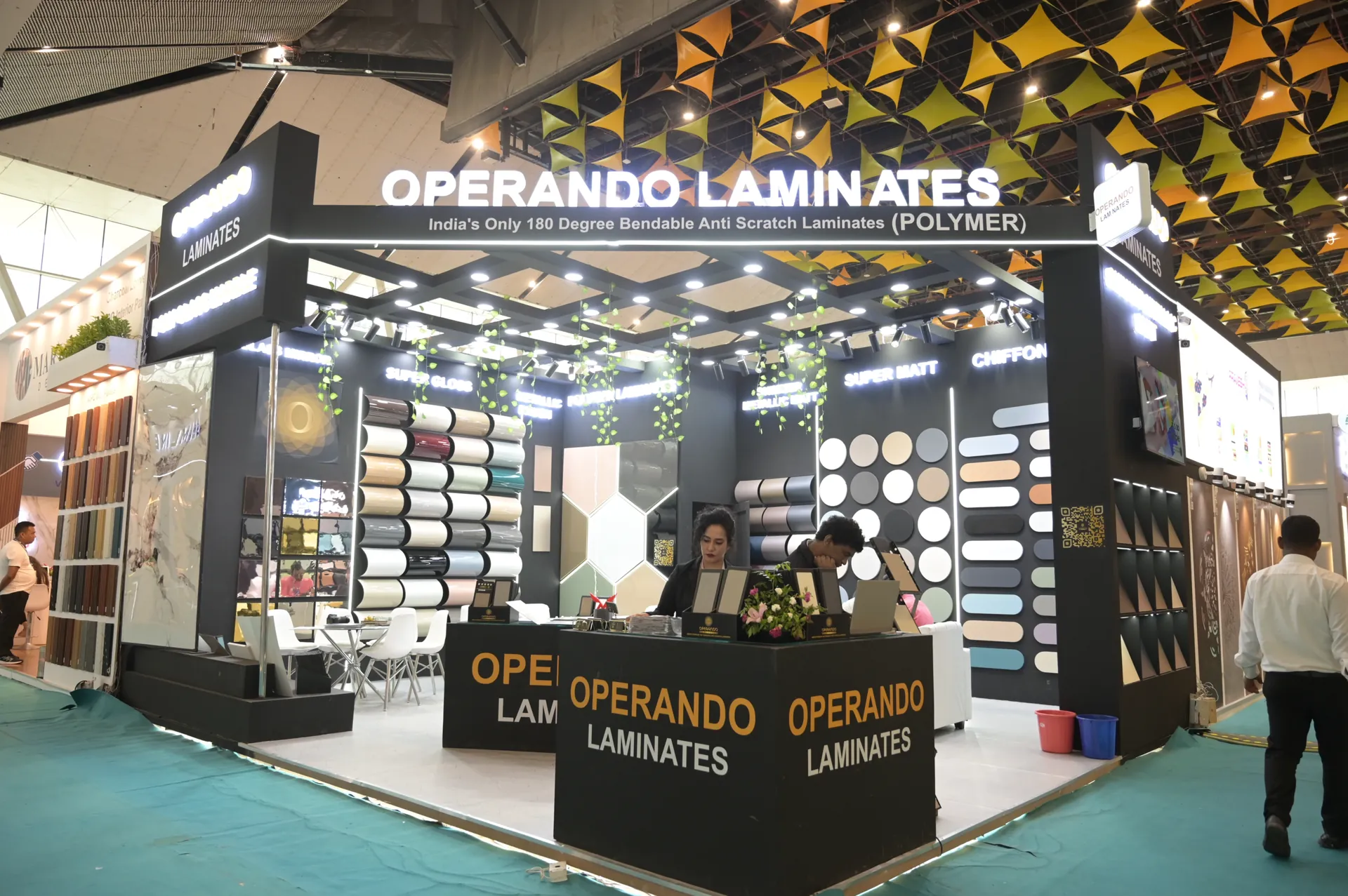 Operando Laminates exhibition stand