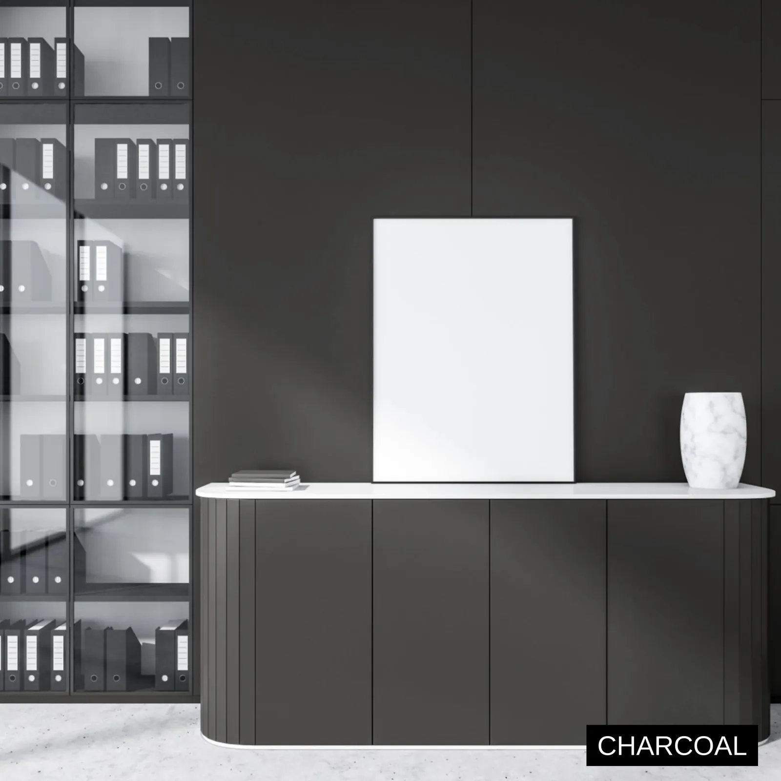 Charcoal sideboard in Super Matt laminate